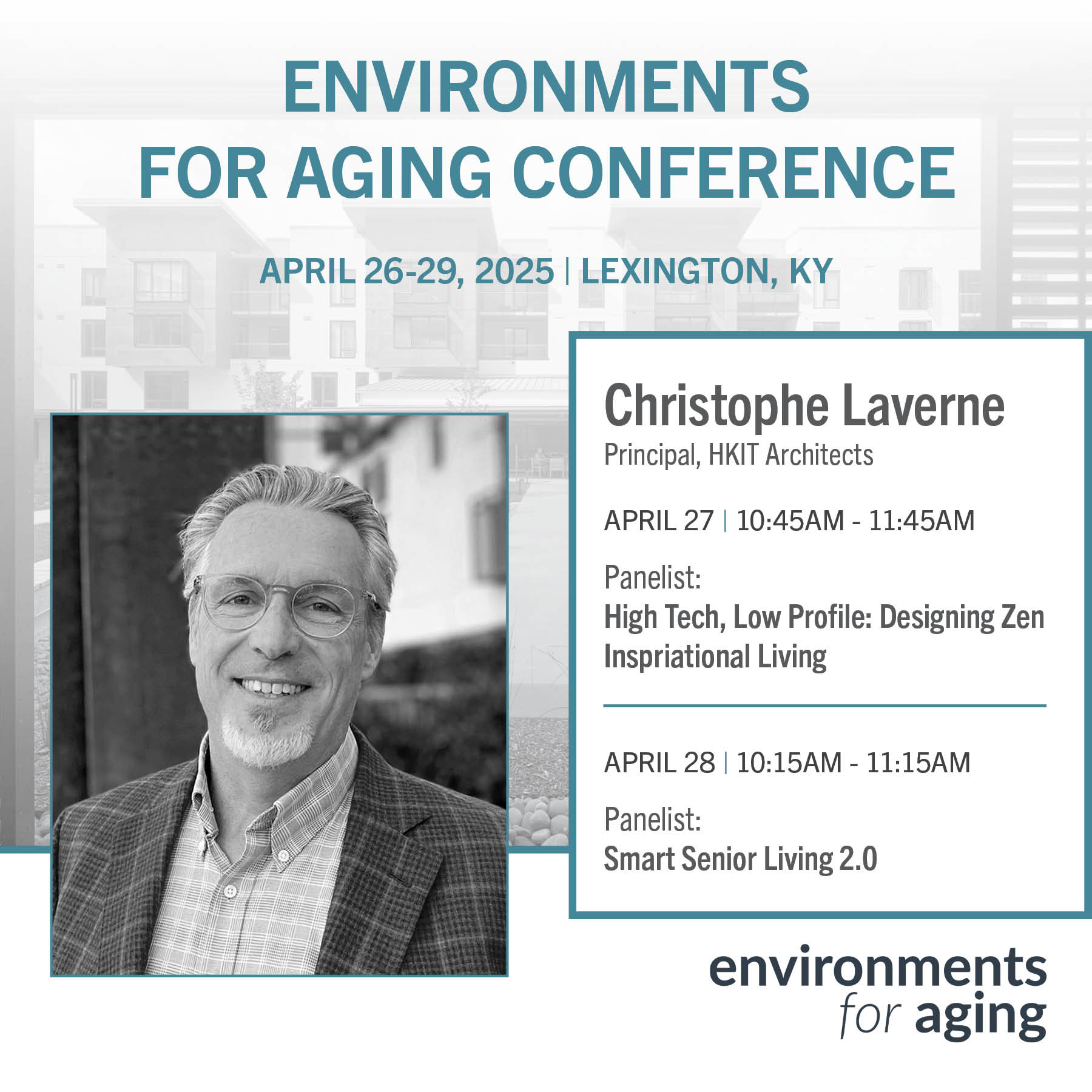 Principal, Christophe Laverne a Panelist at 2025 EFA Conference & Expo